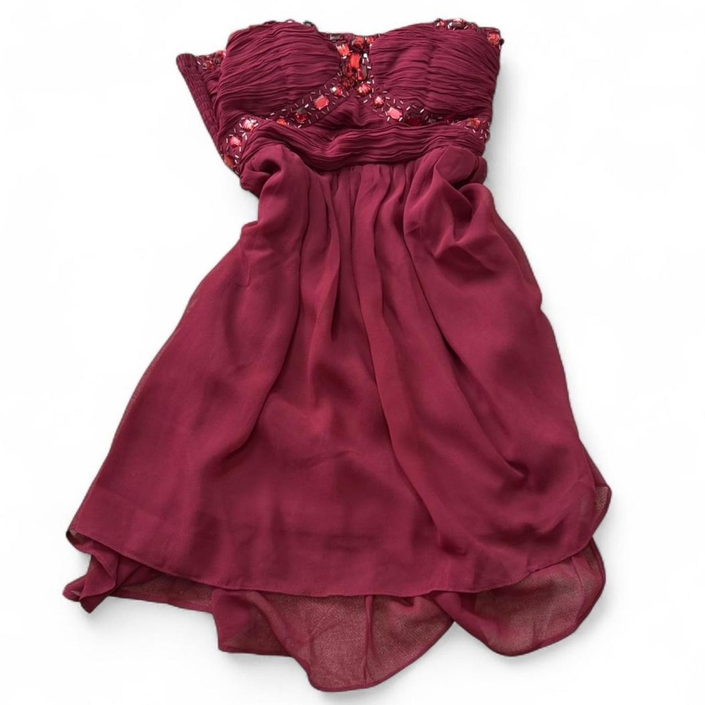 Jeweled Strapless Cocktail/Party Dress, Women's Size L
